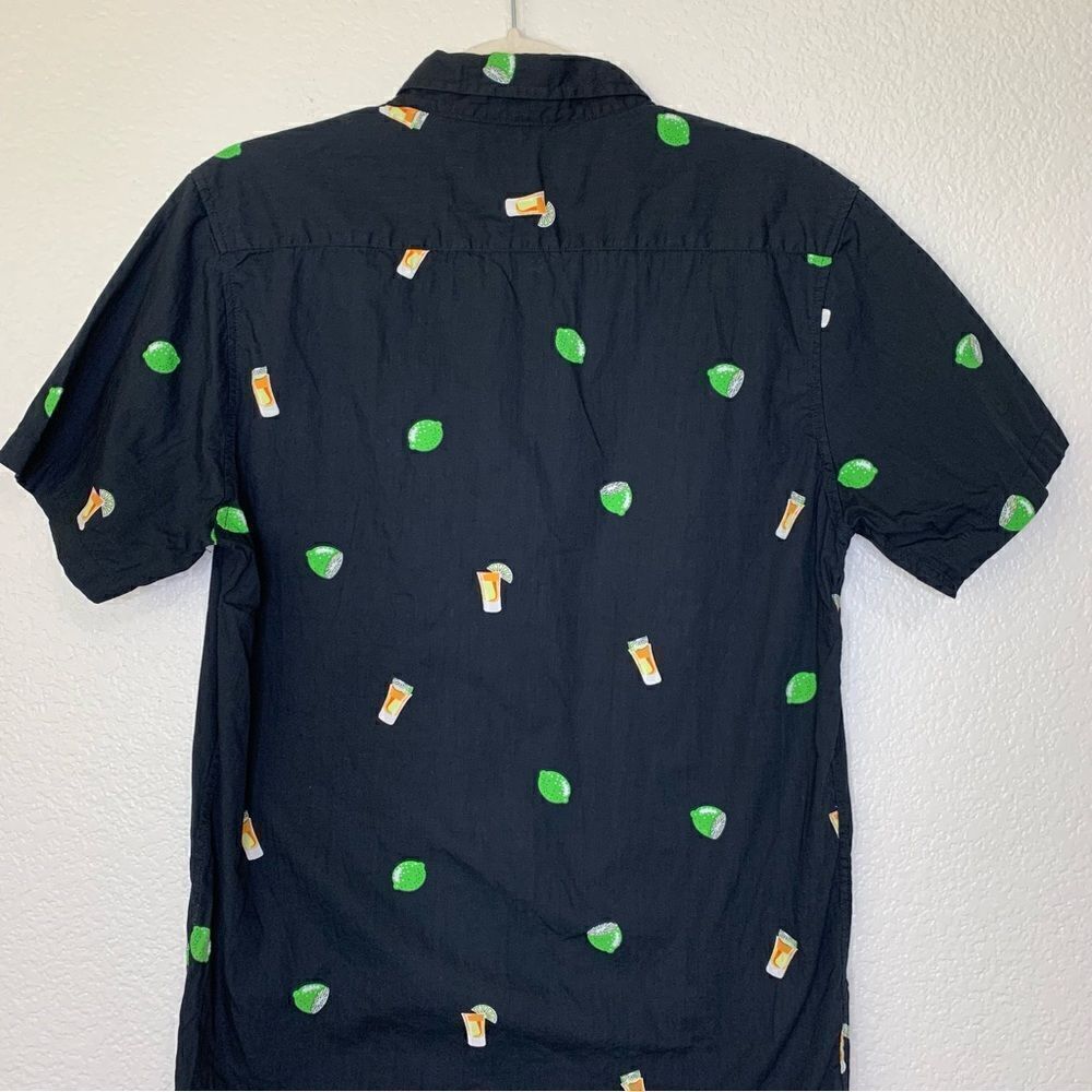 Molokai Men’s Black Lime Tequila Button Down Shirt - image 4